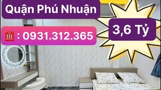 Bán nhà hẻm xe hơi tới nhà đường Hồ Biểu Chánh P11 Quận Phú Nhuận Giá 36 tỷ [upl. by Runkle]