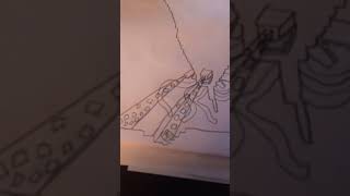 How to draw the Wither storm ￼Minecraft￼ [upl. by Favianus]