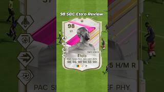 96 SBC Eto’o Review in EA FC 24 shorts eafc24 short futties etoo barcelona ultimateteam [upl. by Linkoski]