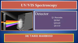 Detector used in UV Visible Spectroscopy  Photomultiplier Tubes Types of Detector DAD [upl. by Carlick938]