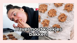 Havermout koekjes met rozijnen en walnoten  Eerste poging onwijs lekker [upl. by Posehn]