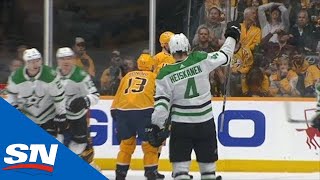 Miro Heiskanen Beats Pekka Rinne For First Career Playoff Goal [upl. by Mary280]