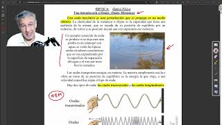 Las ondas mecánicas Las ondas transversales en un cuerda [upl. by Agnella]