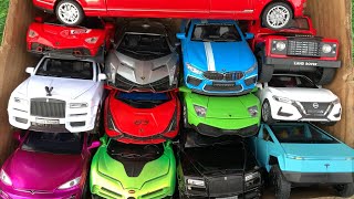 Box Full of Cars Bugatti Centodieci Rolls Royce Cullinan Lamborghini Svj Lamborghini Veneno [upl. by Nerwal405]