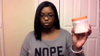 How To PrePoo relaxed amp Cantu Shea Butter Leave In Conditioner Review [upl. by Suoirred100]