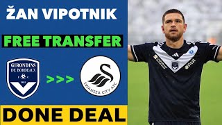 THIS IS AN INCREDIBLE SIGNING  SLOVENIAN INTERNATIONAL ŽAN VIPOTNIK JOINS SWANSEA CITY [upl. by Tengler]