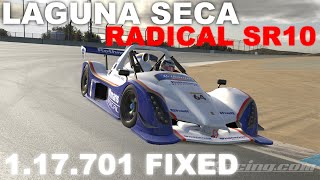 iRacing Radical SR10 Laguna Seca FIXED  Track Guide  Hotlap [upl. by Alur844]