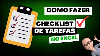 Como Fazer CHECKLIST de Tarefas no Excel [upl. by Rakso979]