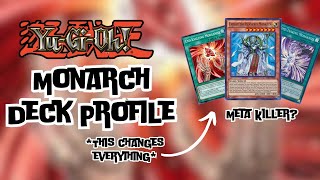 Yugioh AntiMeta Domain Monarch deck Profile  This 1 new card changes everything [upl. by Haikan]