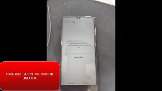 samsung a032f network unlock general unlocker pro [upl. by Junie15]