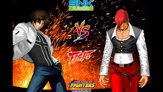 KOF MUGEN  Unmentioned Nests Kyo Kusanagi team VS Orange amp Black Fire IoriX team  New Dream Match [upl. by Nalaf]