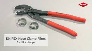 KNIPEX Spring Hose Clamp Pliers For Click Clamps 250mm [upl. by Ybrik56]