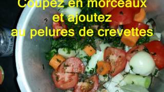 Bisque de crevette Recette réalisée Par Louisa Adnane [upl. by Peck243]