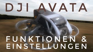 DJI Avata  Funktionen und Einstellungen [upl. by Onitnelav972]