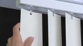 How to Remove and Install Vertical Blind Vanes [upl. by Misty]