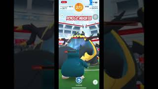 Garchomp VS Guzzlord 🤩 who will win 🤔 Watch it 🤩 pokegomuqatil pokegomuqatilraid guzzlord [upl. by Tsiuqram]