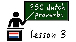 Lesson 3  Dutch expressions  Nederlandse uitdrukkingen [upl. by Carrelli]