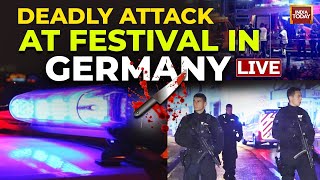 LIVE Deadly Knife Attack In Germany LIVE Police Hunt for Attacker After Solingen Festival Tragedy [upl. by Retnyw]