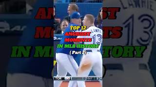 TOP 10 ANGRIEST MOMENTS IN THE MLB  PART 2 baseball baseballclassic mlb [upl. by Eelarat]