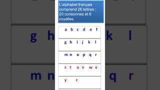 Découvrez lalphabet français 26 lettres et leurs prononciations [upl. by Eivla285]