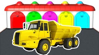 Color Dump Truck in Learning Educational Video  Colors for Kids amp Nursery Rhymes  Learn Numbers [upl. by Risan]