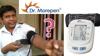 How to use Dr Morepen BP 09 Digital Blood Pressure Monitor [upl. by Otsirc]