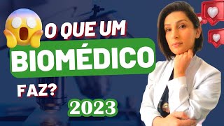 O que faz um Biomédico  Carreira Biomédica biomedicina biologia análisesclínicas [upl. by Edrahc]