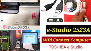 How To MiDi Setup TOSHIBA e Studio 2523A Connect Computer [upl. by Indys]