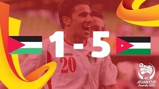 Palestine vs Jordan AFC Asian Cup Australia 2015 Match 15 [upl. by Yor]