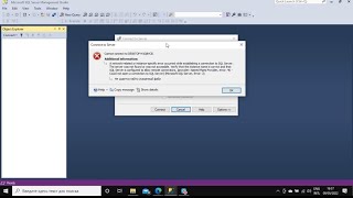 MSSQL server cannot connect to local Erreur de connexion de server à Microsoft Sql Server [upl. by Athene]