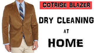 Blazer Dry cleaning  How to dry clean  How to clean coat pant  Dry cleaning process [upl. by Irish]