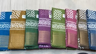 Diwali special Dhamka chandrakor Dolla silk Batik work 399Varad paithani live offer livevideo sh [upl. by Nohtan]