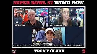 Trent Clark Joins SPN LIVE on Radio Row at Super Bowl 57 [upl. by Trembly]