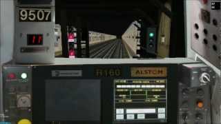 OpenBVE R160 Siemens N Train from AstoriaDitmars to 57th St5th Ave 1080p HD [upl. by Marcellus513]