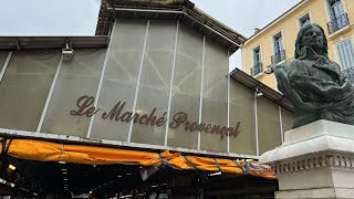 Marche Provençal 🇫🇷 antibes france market frenchmarket tourdiary travel walkwithme tourist [upl. by Amador]