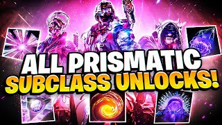 All Prismatic Fragment Unlocks MADE EASY Fragments Abilities Aspects  Destiny 2 The Final Shape [upl. by Suivatnod878]