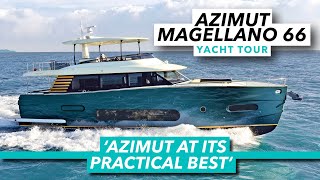 Inside Azimuts latest proper cruiser  Azimut Magellano 66 yacht tour  Motor Boat amp Yachting [upl. by Akiehsat]