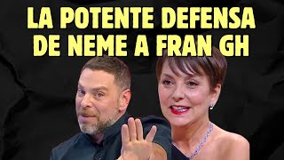 NEME DEFENDIÓ A FRAN GARCÍAHUIDOBRO TRAS POLÉMICA CON ROMINA SÁEZ quotES PARTE DEL ESPECTÁCULOquot [upl. by Datha72]