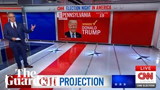 CNN calls huge Pennsylvania win for Donald Trump [upl. by Nisay]