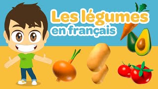 Apprends le nom des légumes en français avec Zakaria  Apprendre le français pour les enfants [upl. by Noemi351]