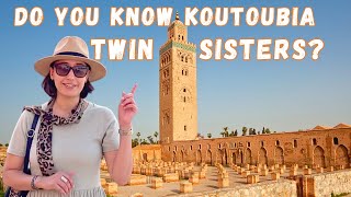 Koutoubia Mosque Marrakech landmark  Morocco 4k [upl. by Gilbert]