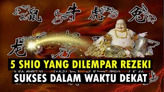 5 SHIO YANG DILEMPAR REZEKI SUKSES DALAM WAKTU DEKAT [upl. by Aniad272]