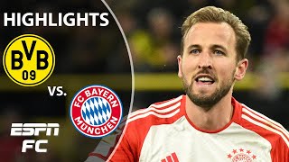 ⚽ HARRY KANE HAT TRICK ⚽ Borussia Dortmund vs Bayern Munich  Bundesliga Highlights  ESPN FC [upl. by Ytsihc160]