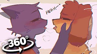 360º VR DogDay x CatNap  First kiss Comic Dub [upl. by Ainehta]