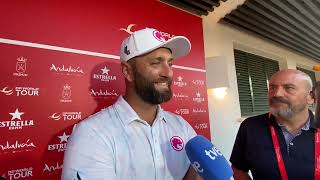 Jon Rahm Friday Day 2 Estrella Damm Andalucía Masters [upl. by Hedy]