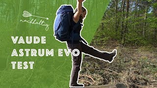 Vaude Astrum Evo Test  Was kann der faire Trekkingrucksack Review [upl. by Noorah]