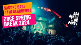 Sandro Bani for Zrce Spring Break 2024 headliner at Noabeachzrce  Part 1 [upl. by Marabelle]