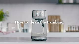 Learn To Clean And Descale Your Breville the Bambino Coffee Machine  The Good Guys [upl. by Elletnwahs932]