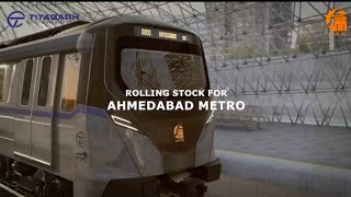 quotTitagarh Wagons Unveils Ahmedabad Metro Phase 2 Coaches Advanced Features amp Techquot [upl. by Suoiluj]