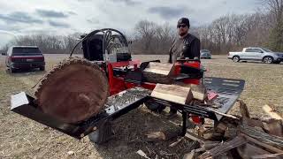 All Wood Log Splitters  6 Way Wedge [upl. by Lyris]